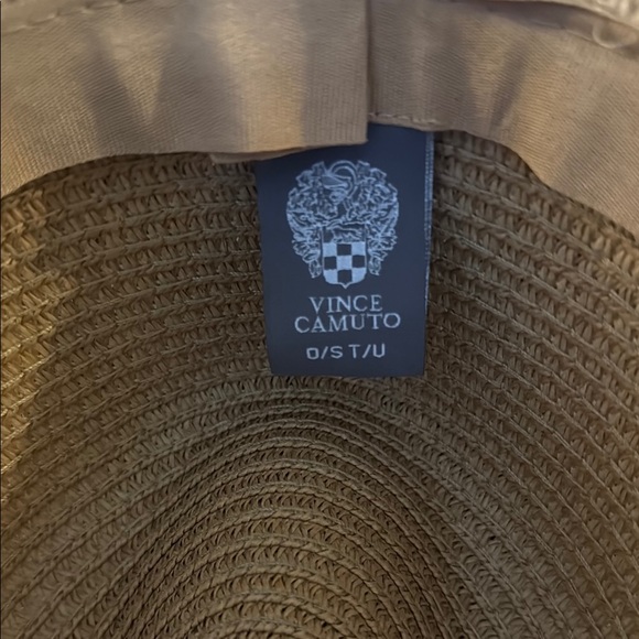 Vince Camuto Tan and Black Fedora Hat - Picture 3 of 3